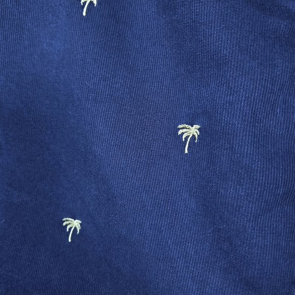 LIZGOLF Navy Blue Embroidered Palm Tree Print Golf Tennis Pickle Ball Skort 16 - Picture 8 of 14